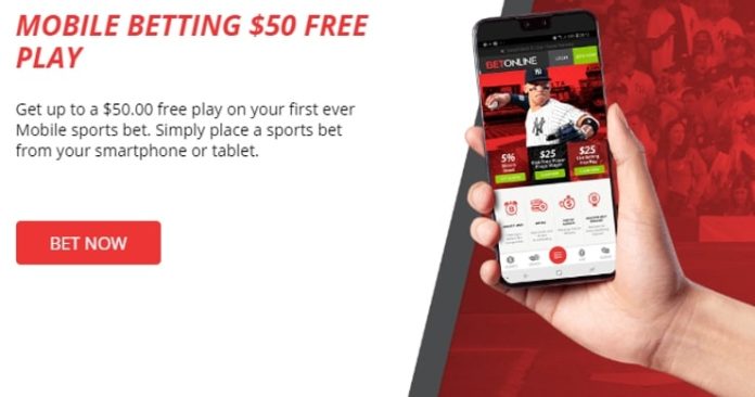 BetOnline Promo Code Mobile Betting Free Play