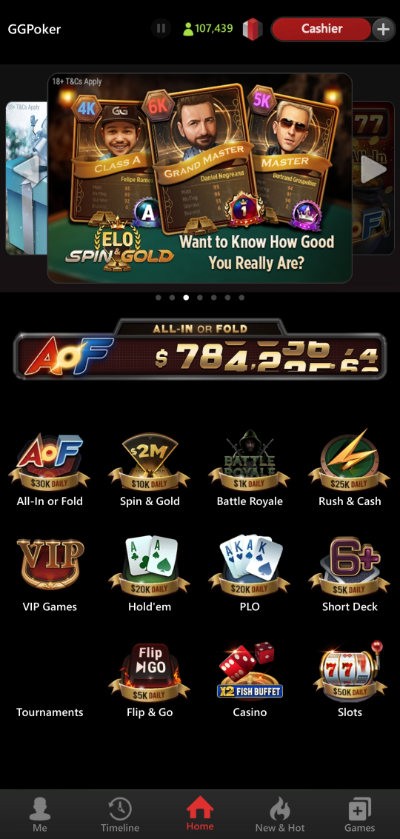 GG Poker Mobile Casino App