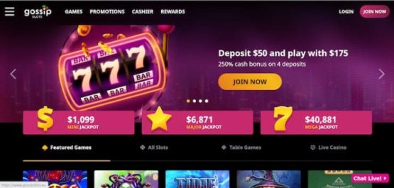 Gossip Slots Casino Bonus Codes [cur_year] - Claim a $2,000 Bonus