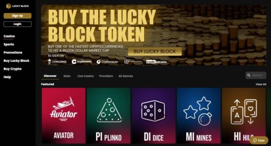 Lucky Block Casino Games