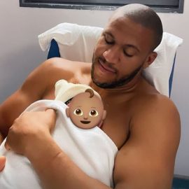 Ciryl Gane UFC and baby 1