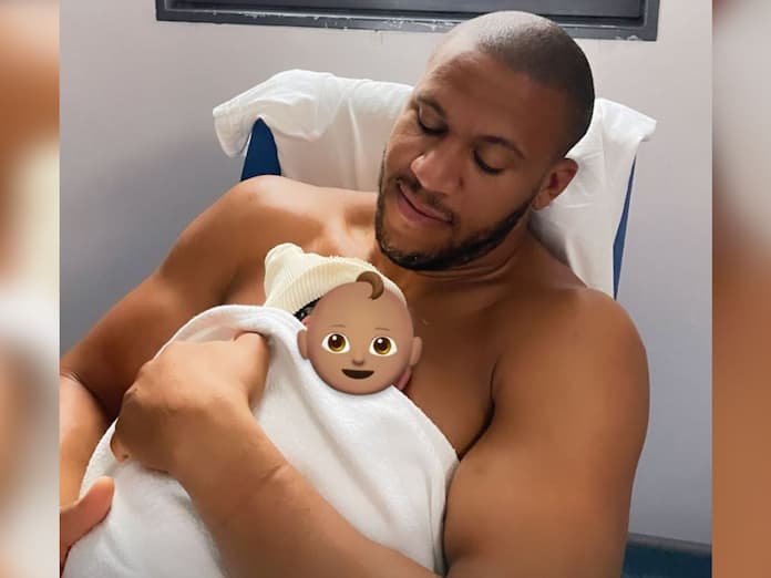 Ciryl Gane UFC and baby 1