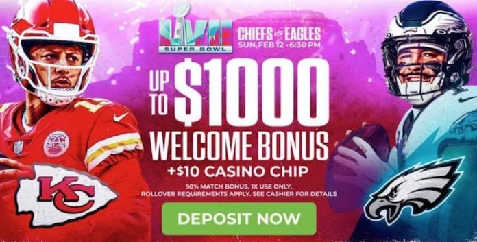 MyBookie Offers 1000 in Free Bets For Super Bowl 2023