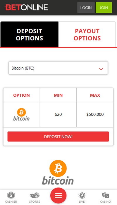 BetOnline Payments