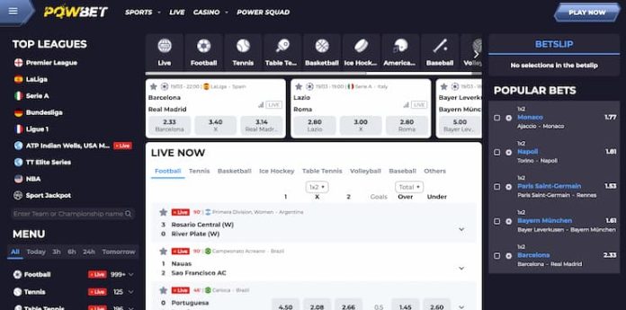 Powbet homepage - top Sri Lanka sports betting platforms 
