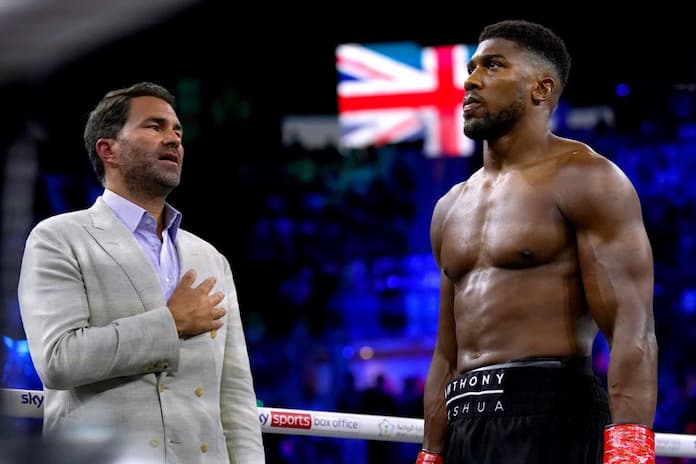 Anthony Joshua and Eddie Hearn Boxing 1