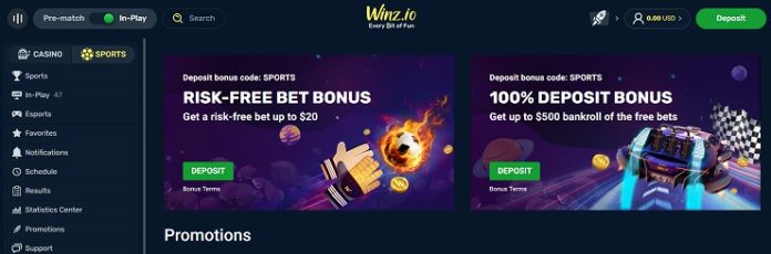 Winz.io Romania Sports Betting Bonuses