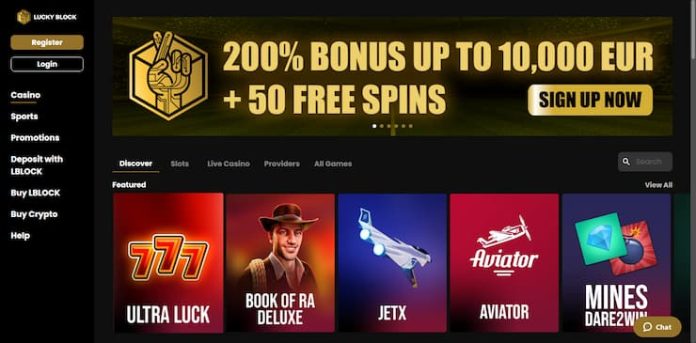 Lucky Block Michigan Online Casino Bonus