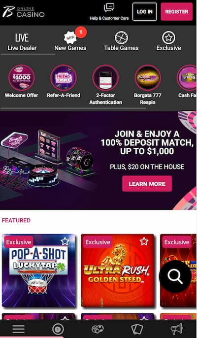 Borgata casino mobile app