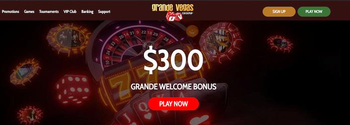 Grande Vegas homepage