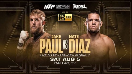 Jake Paul vs Nate Diaz Fight Poster 1