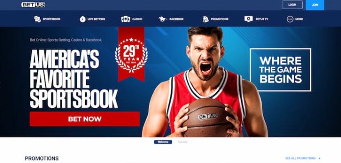 BetUS homepage beginner friendly gambling site MA
