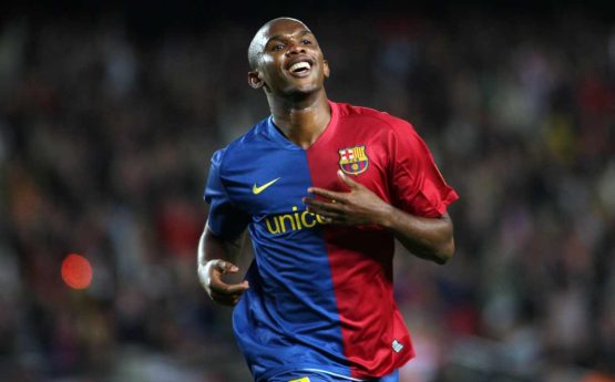 Samuel Eto'o Is One Of Barcelonas All Time Top Scorers