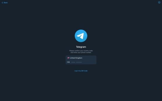 Create Telegram account