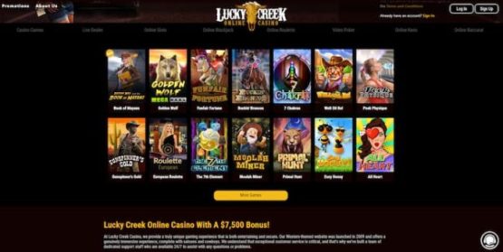 Lucky Creek Vanilla Visa Casinos