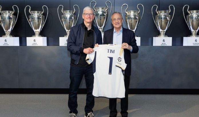 Apple CEO and Real Madrid President