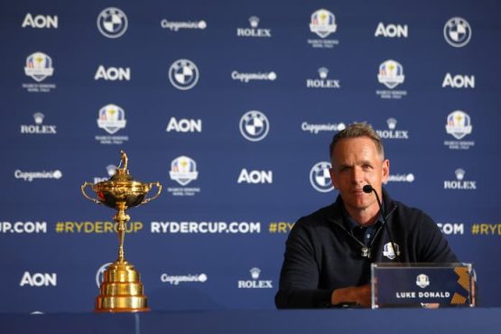 Luke Donald Ryder Cup Golf