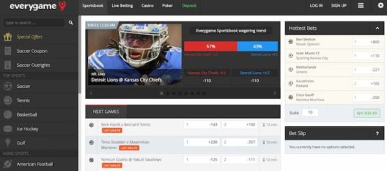everygame nfl live betting sportsbook