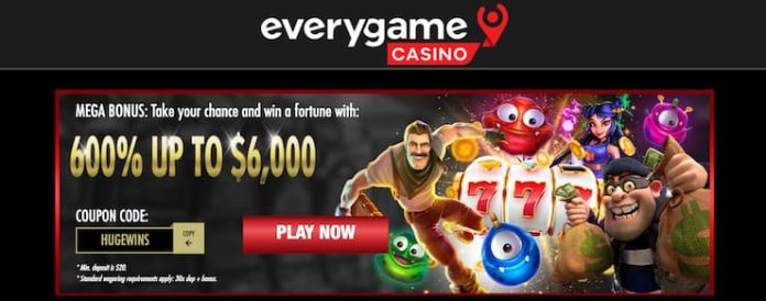 everygame casino bonus