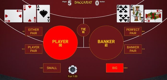 Baccarat Winning Player Bet Lucky Block