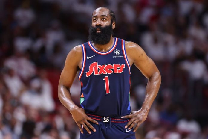 James Harden 76ers pic