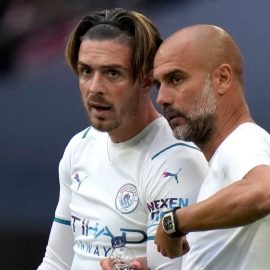 Pep Guardiola And His Most Expensive Signing Jack Grealish