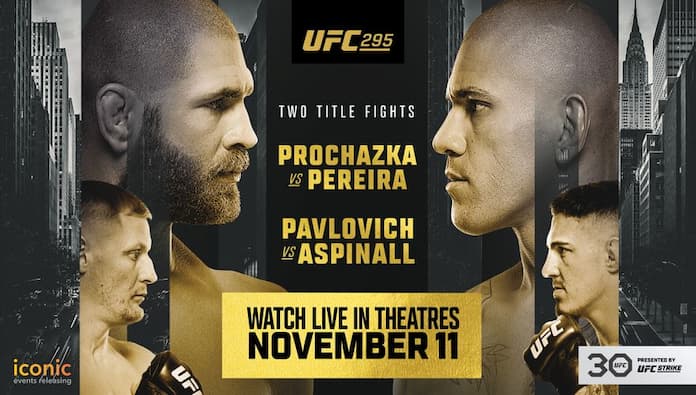 Jiri Prochazka vs Alex Pereira UFC 295 Poster
