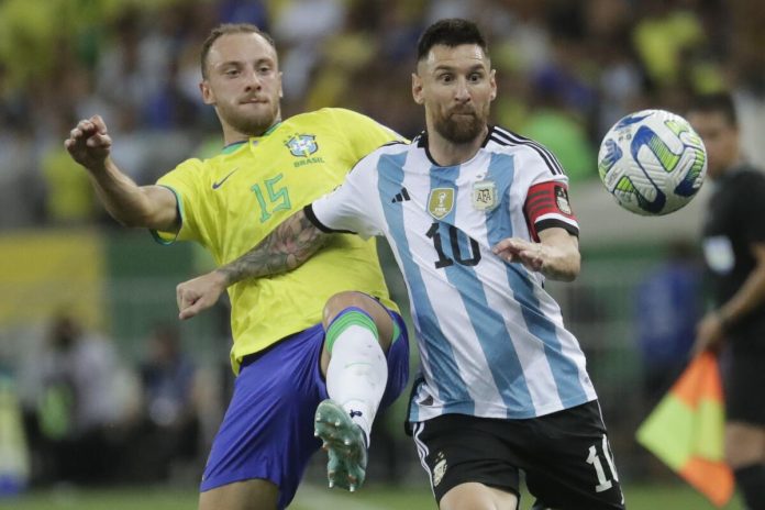 Lionel Messi Argentina Vs Brazil