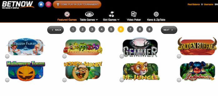 betnow - online slots casino
