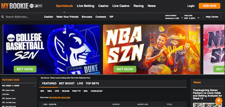 MyBookie - Massachusetts sports betting site
