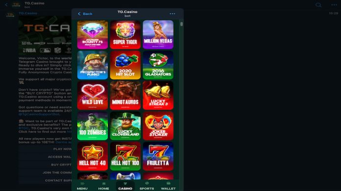TG Casino Bitcoin Slots Casino