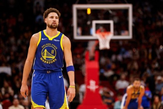 rsz klay thompson golden state warriors v houston rockets