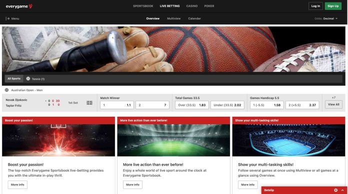 Everygame Delaware sports betting site