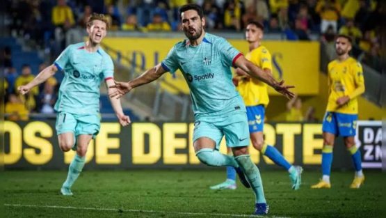 Ilkay Gundogan Scored The Winner For Barcelona Against Las Palmas