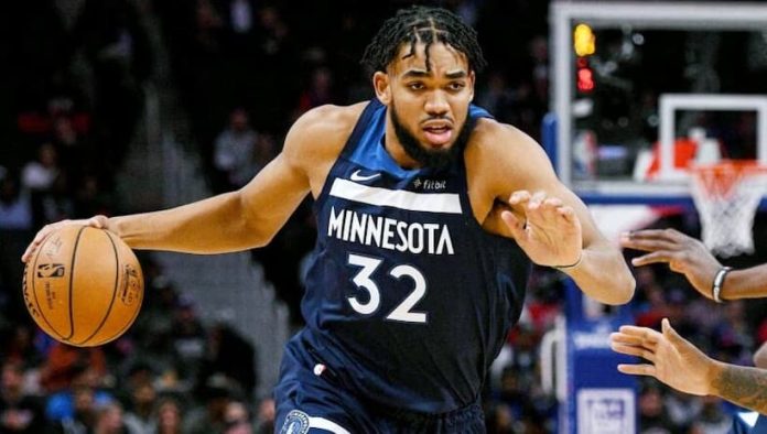 Karl Anthony Towns Timberwolves pic