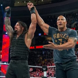 Royal Rumble - WWE - The Rock and Roman Reigns 2015