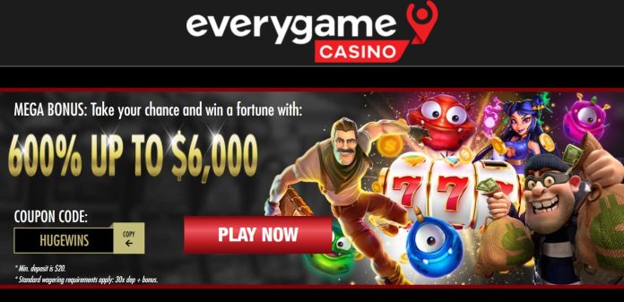 Everygame - Great online gambling site in North Carolina