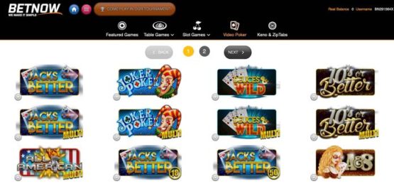BetNow Wyoming Online Casinos