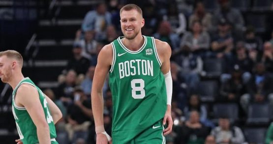 Kristaps Porzingis Celtics pic