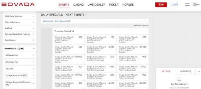 bovada online sports betting montana