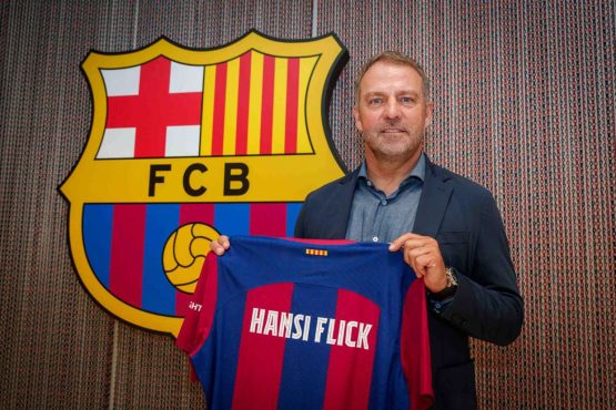 Hansi Flick Barcelona Coach