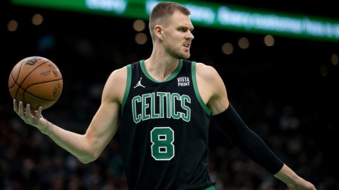 Celtics’ Kristaps Porzingis is ‘ramping up’ in hopes to be ready for the start of the NBA Finals