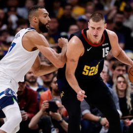 Nikola Jokic and Rudy Gobert pic