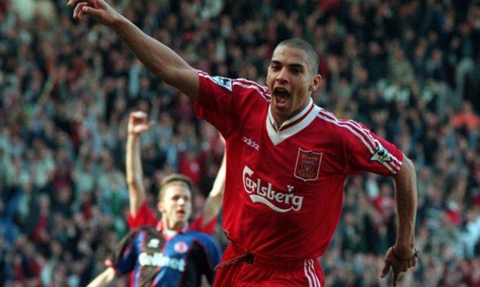 Stan Collymore Playing For Liverpool