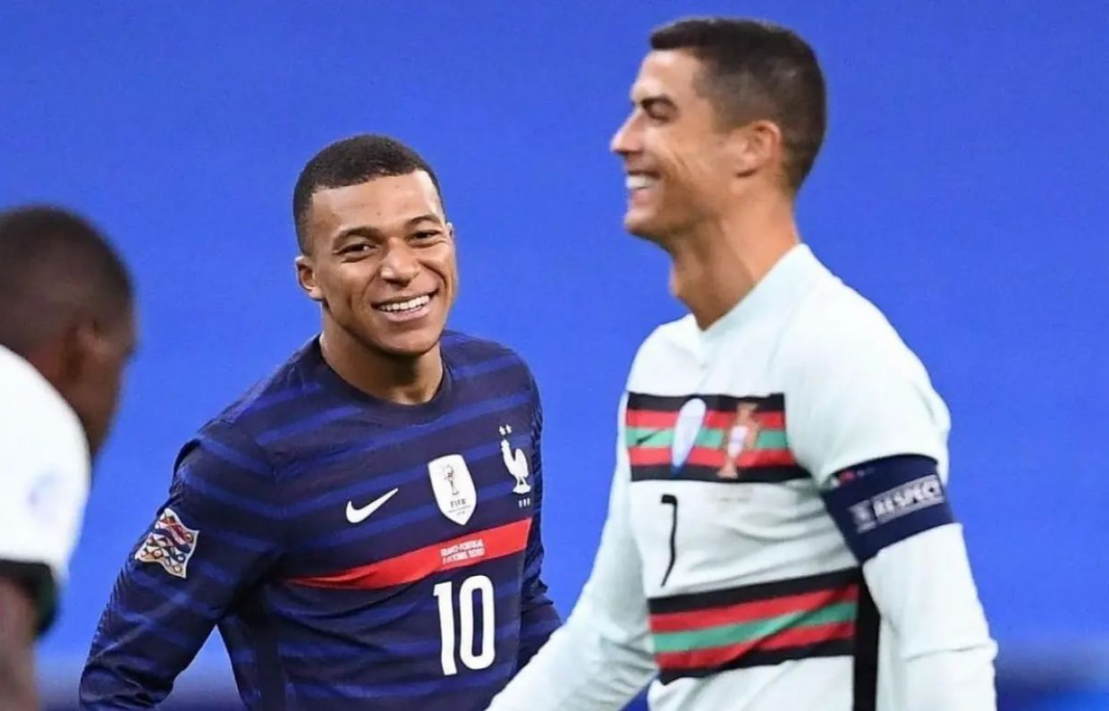 Cristiano Ronaldo and Kylian Mbappe