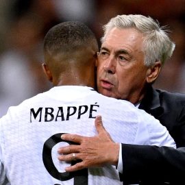 Carlo Ancelotti Kylian Mbappe Real Madrid