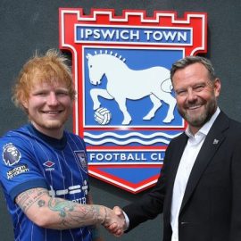 Ed Sheeran Becomes Ipswich Towns Shareholder