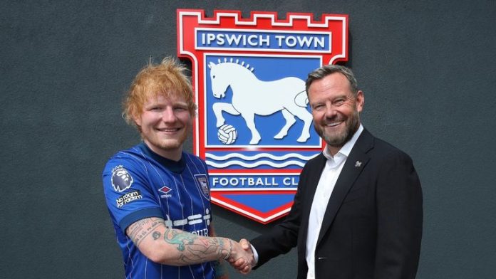 Ed Sheeran Becomes Ipswich Towns Shareholder