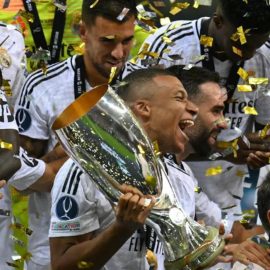 Kylian Mbappe Won UEFA Super Cup With Real Madrid