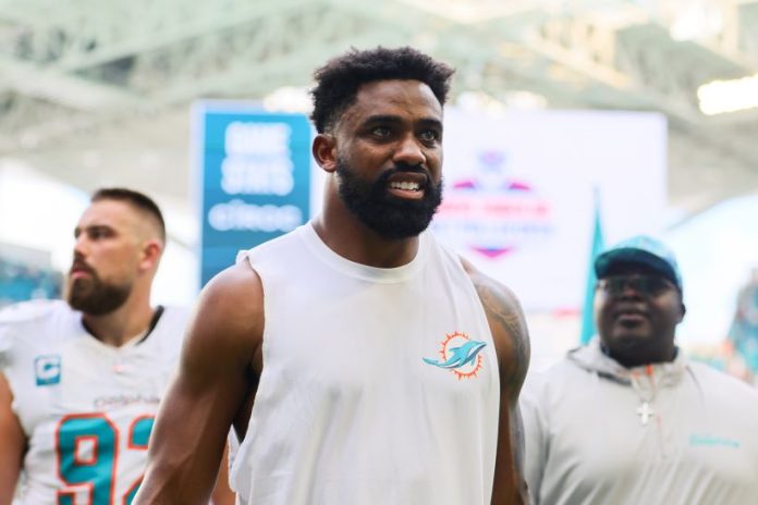 Raheem Mostert Dolphins pic